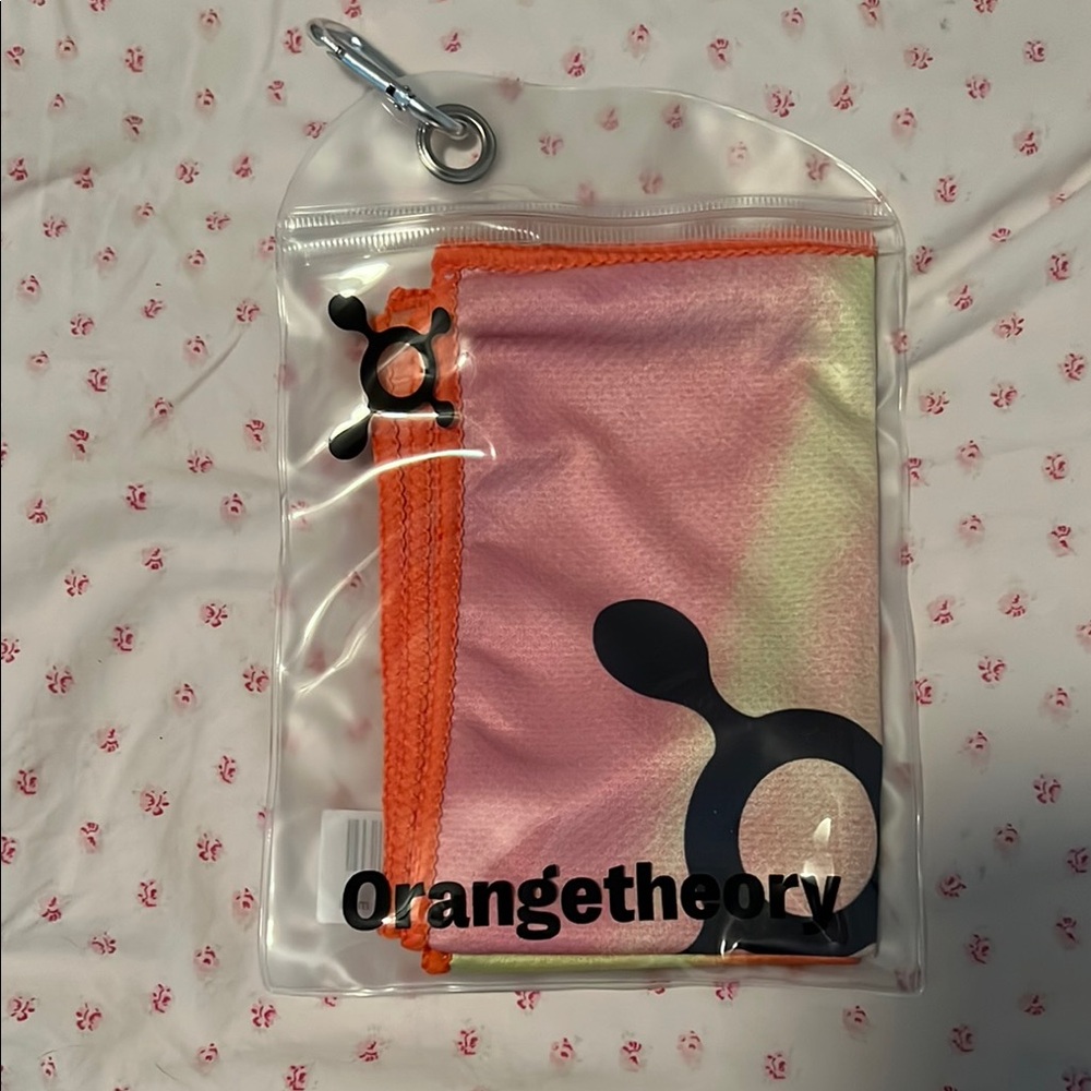 Orangetheory Gradient Microfiber Towel with Orange Trim